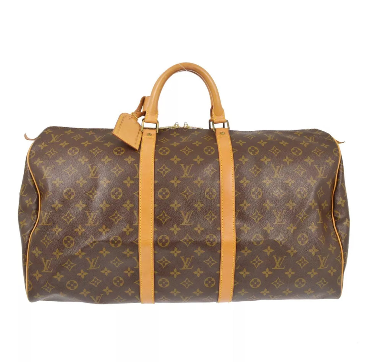 LOUIS VUITTON Keepall 55 Monogram Weekend Travel Bag Authentic Catalogue