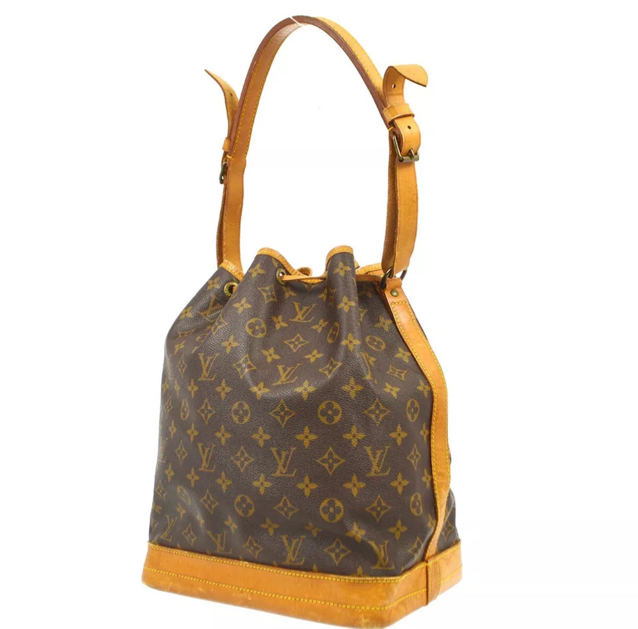 Louis Vuitton Noe Monogram Skuldertaske med snoretræk