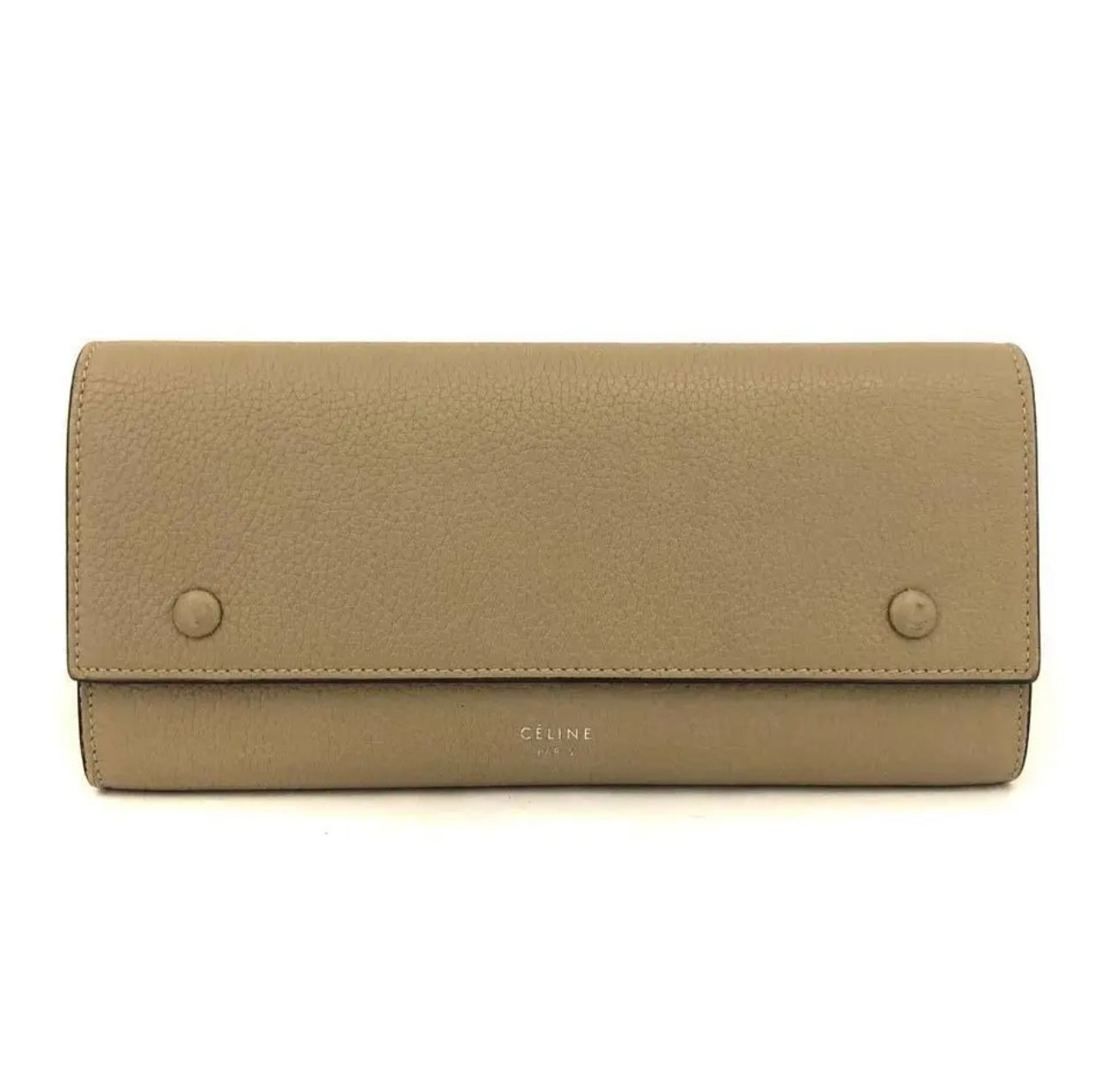 Celine, stor flap lang bifold pung