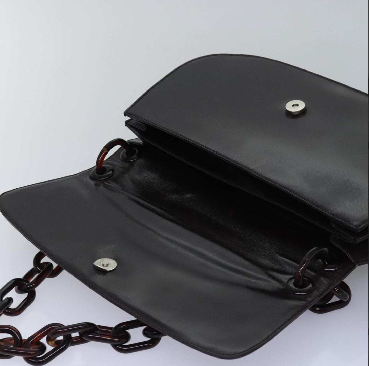 Prada Madras Swing Plastic Chain Shoulderbag