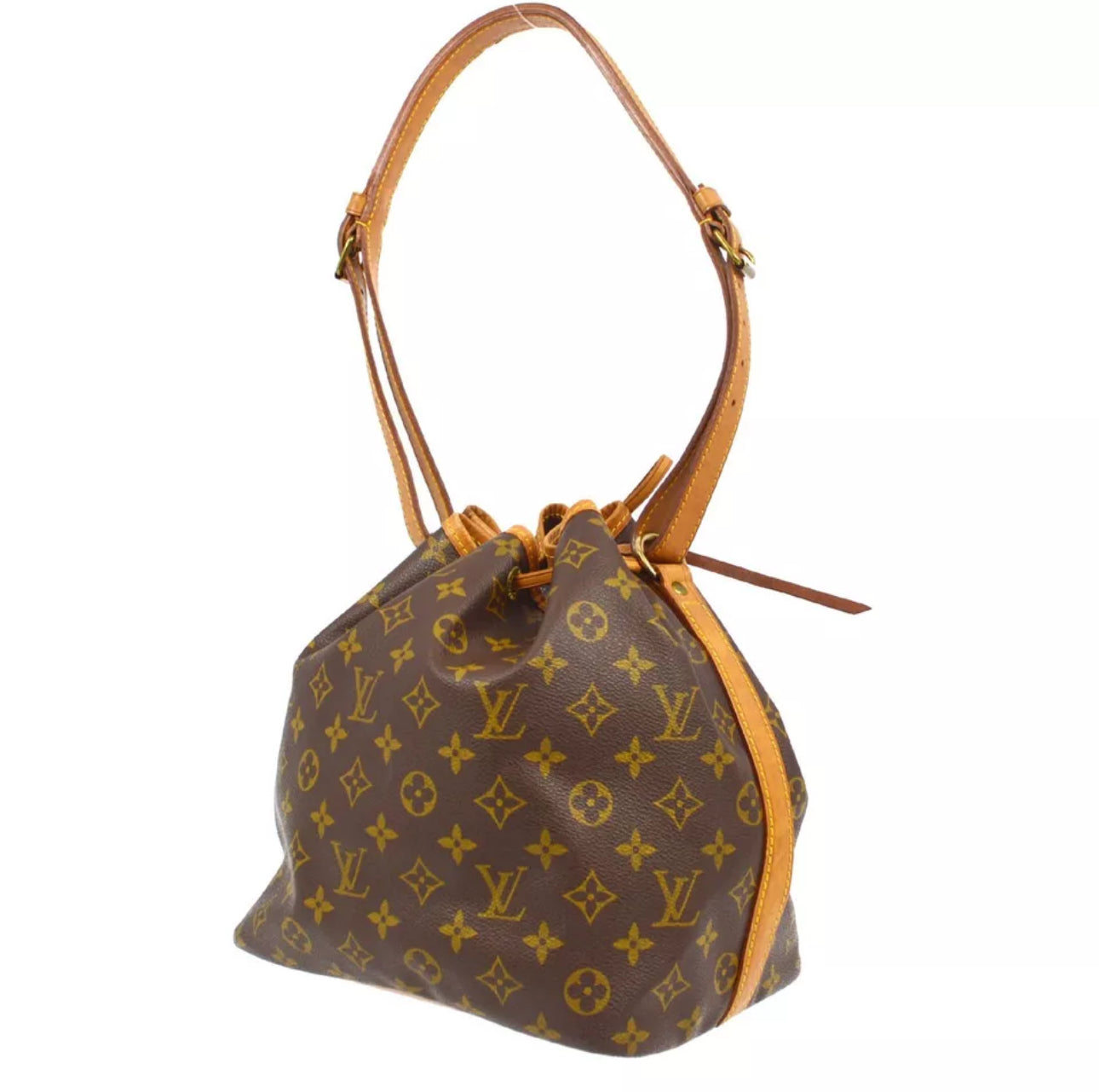 Louis Vuitton Petite Noe Monogram Skuldertaske med snoretræk