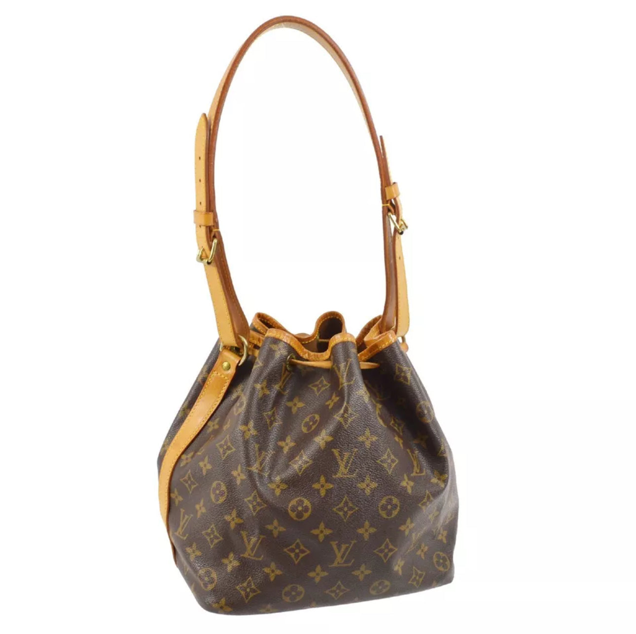 Louis Vuitton Petit Noe Monogram Skuldertaske med snoretræk