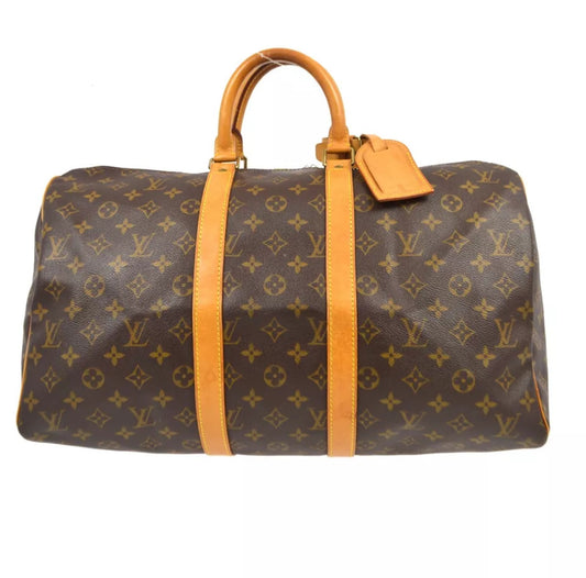 Louis Vuitton Keepall 45 Monogram Weekend Boston Travel Bag