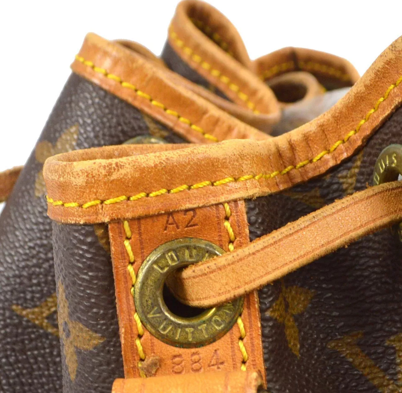 Louis Vuitton Noe Monogram Skuldertaske med snoretræk