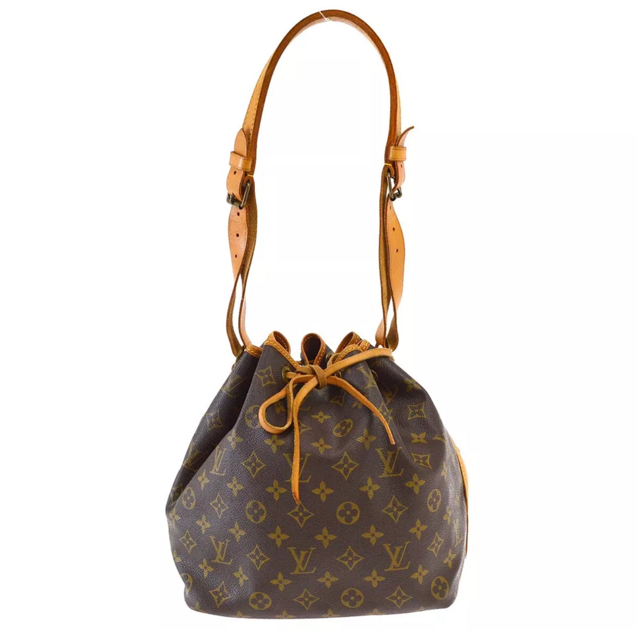 LOUIS VUITTON Petit Noe Monogram Drawstring Shoulderbag