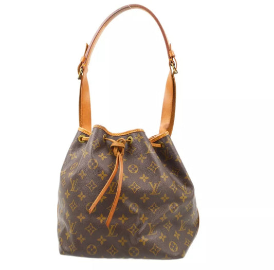 Louis Vuitton Petit Noe Monogram Drawstring Shoulderbag