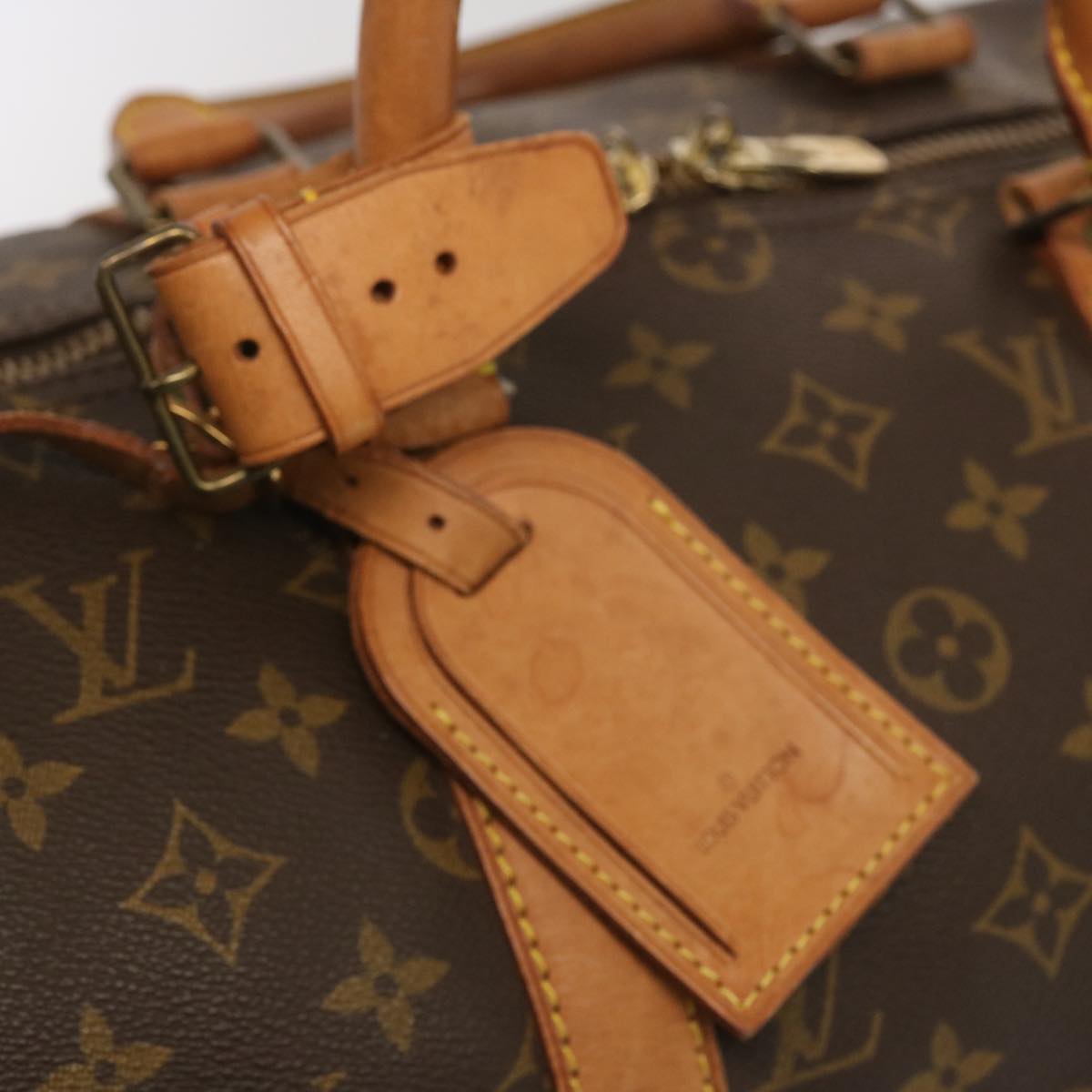 Louis Vuitton Keepall 50 Monogram Monogram Weekend Boston Travel Bag