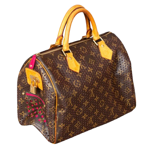 Louis Vuitton Perforerad Fuchsia Speedy 30