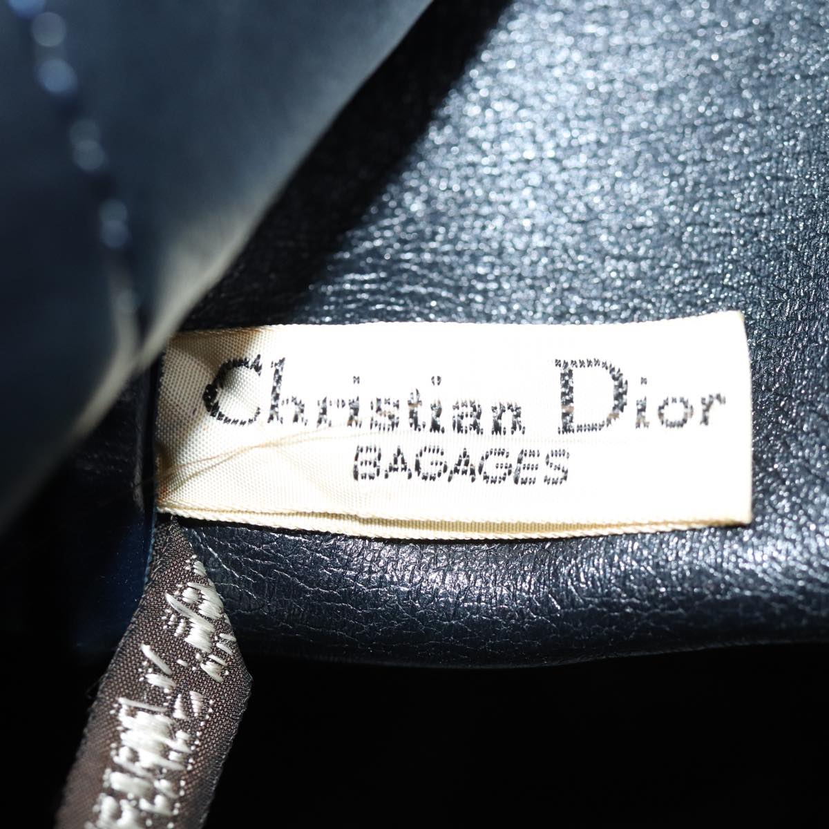 Dior Trotter Canvas Navy Monogram Håndtaske