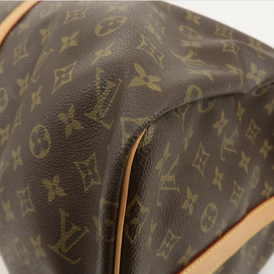 LOUIS VUITTON Keepall 55 Bandouliere Monogram Weekend Boston Travel Bag