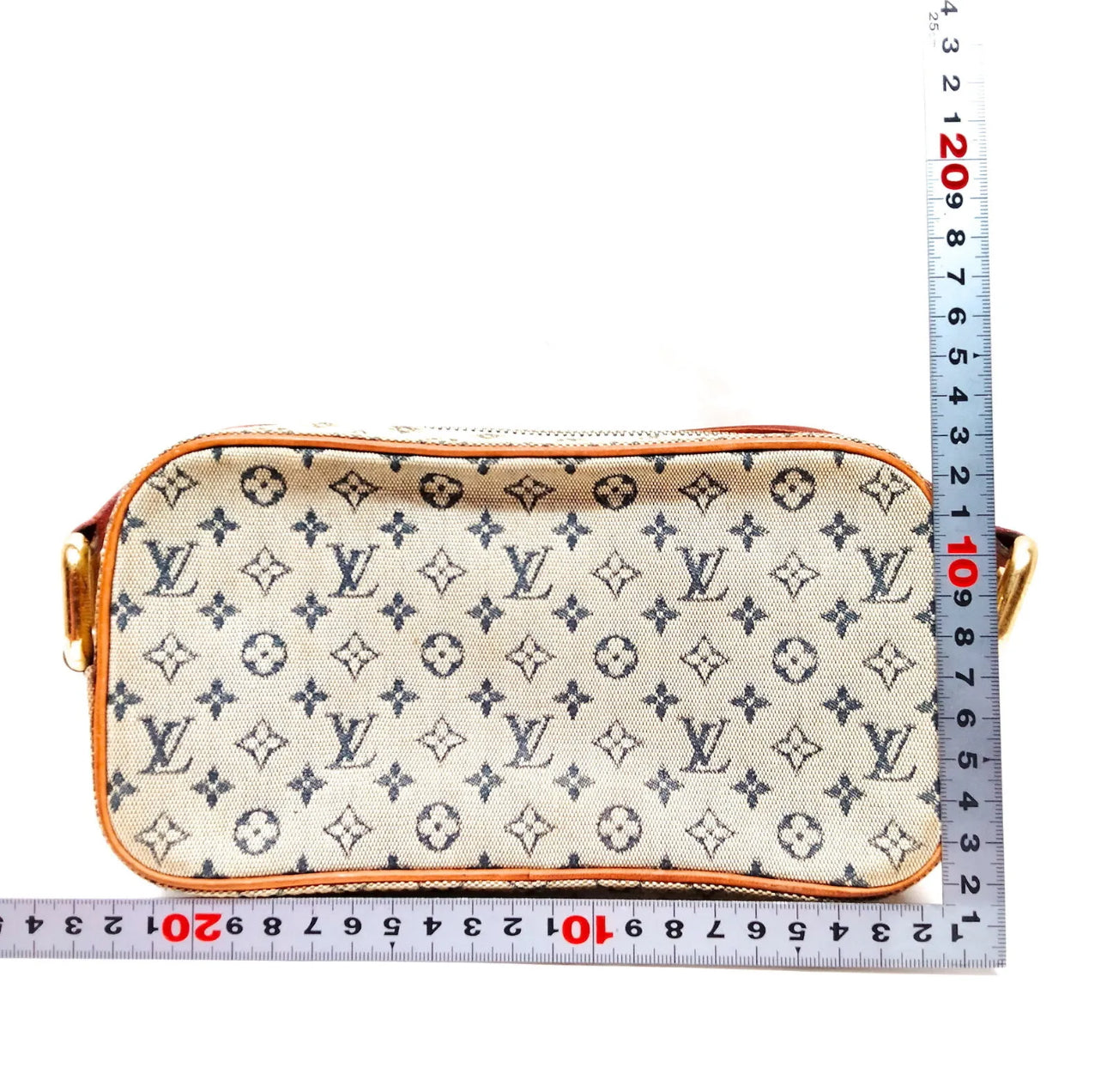 Louis Vuitton Christie Denim Monogram Crossbody Bag