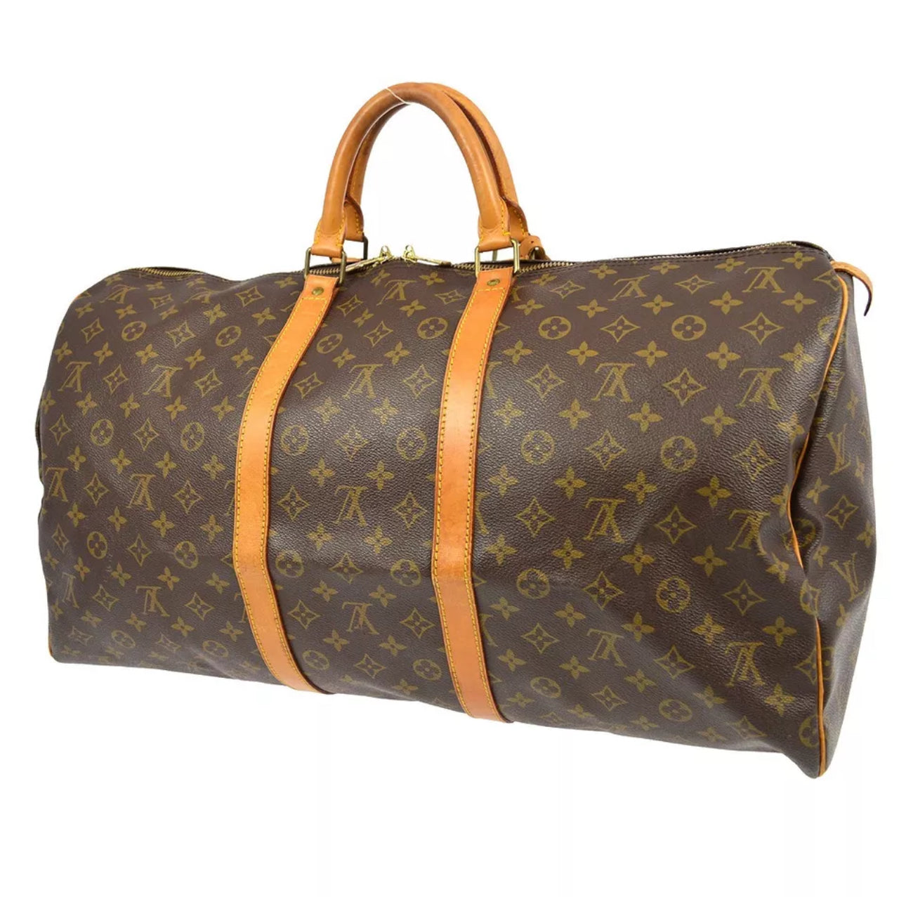 Louis Vuitton Keepall 55 Monogram Weekend Boston Travel Bag