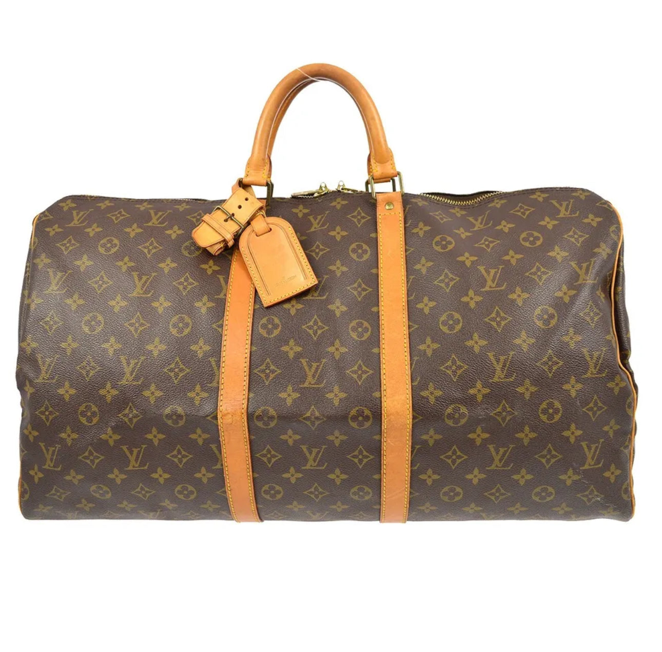 Louis Vuitton Keepall 55 Monogram Weekend Boston Travel Bag