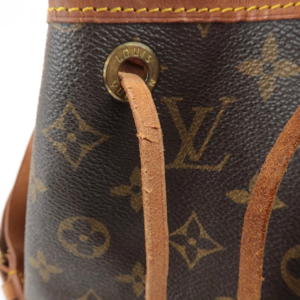 LOUIS VUITTON Petit Noe Monogram Drawstring Shoulderbag