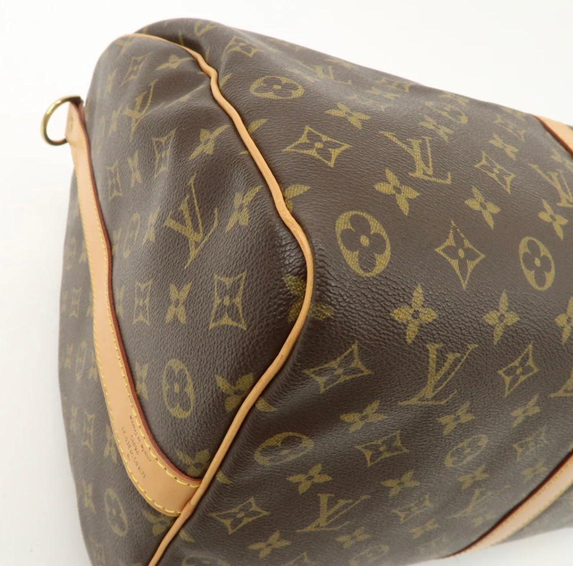 LOUIS VUITTON Keepall 50 Bandouliere Monogram Weekend Boston Travel Bag