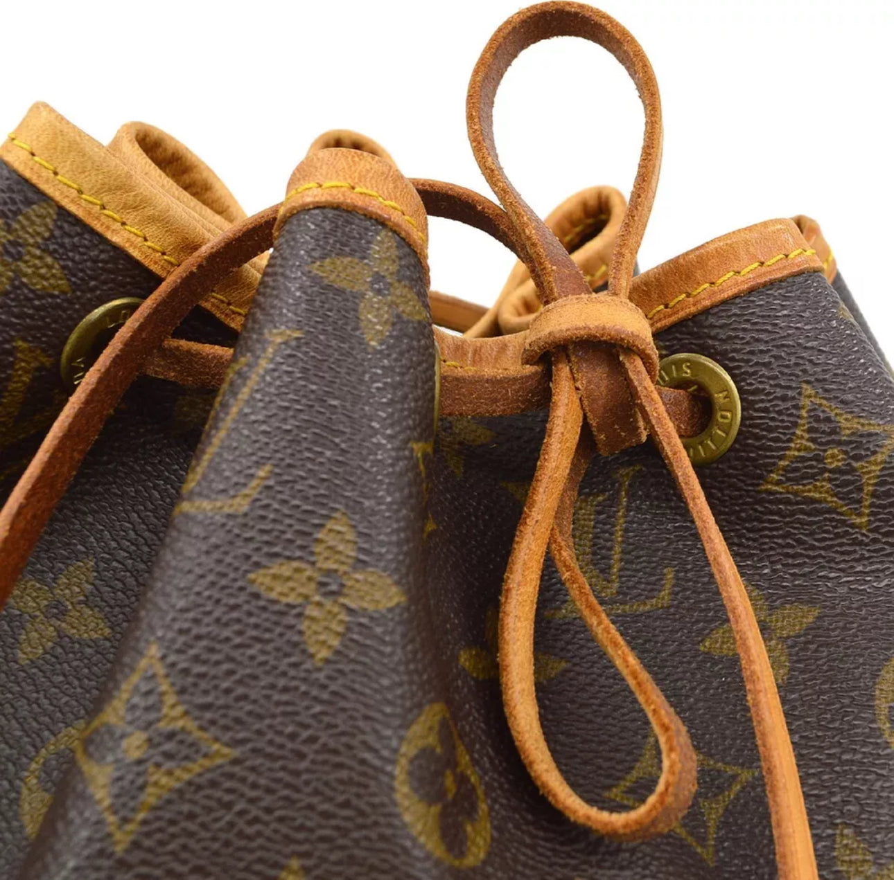 Louis Vuitton Petit Noe Monogram Skuldertaske med snoretræk