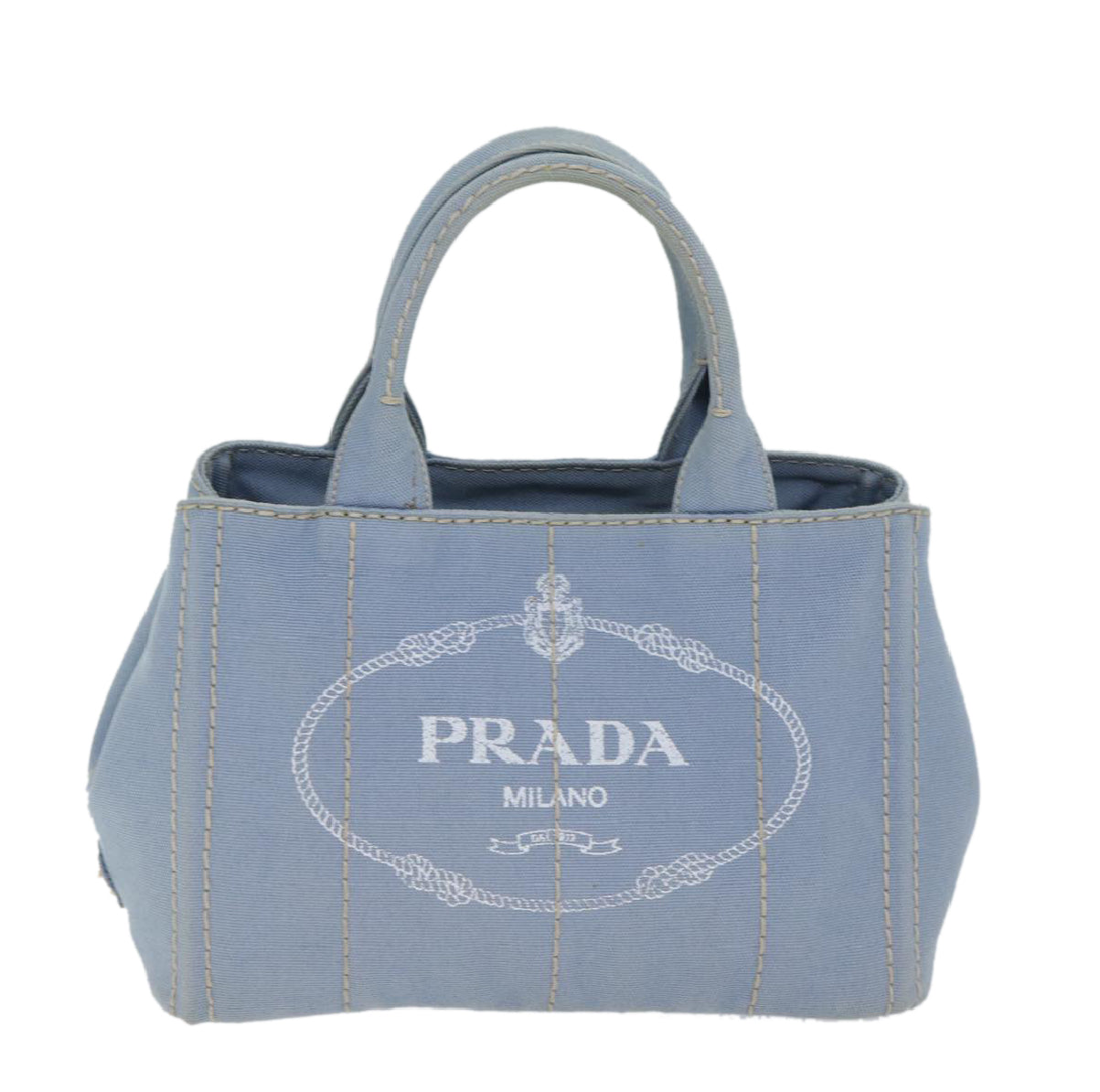 Prada Canapa liten handväska i canvas