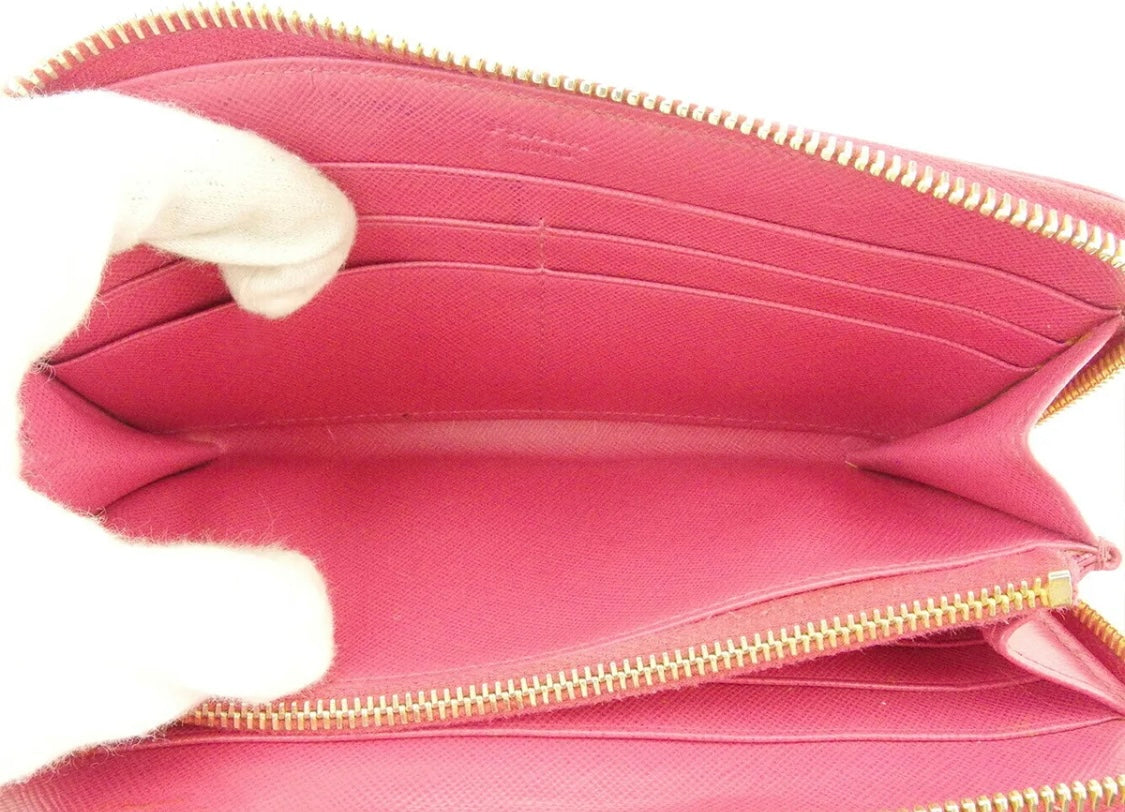 Prada Pink Limited Ribbon Zip-plånbok