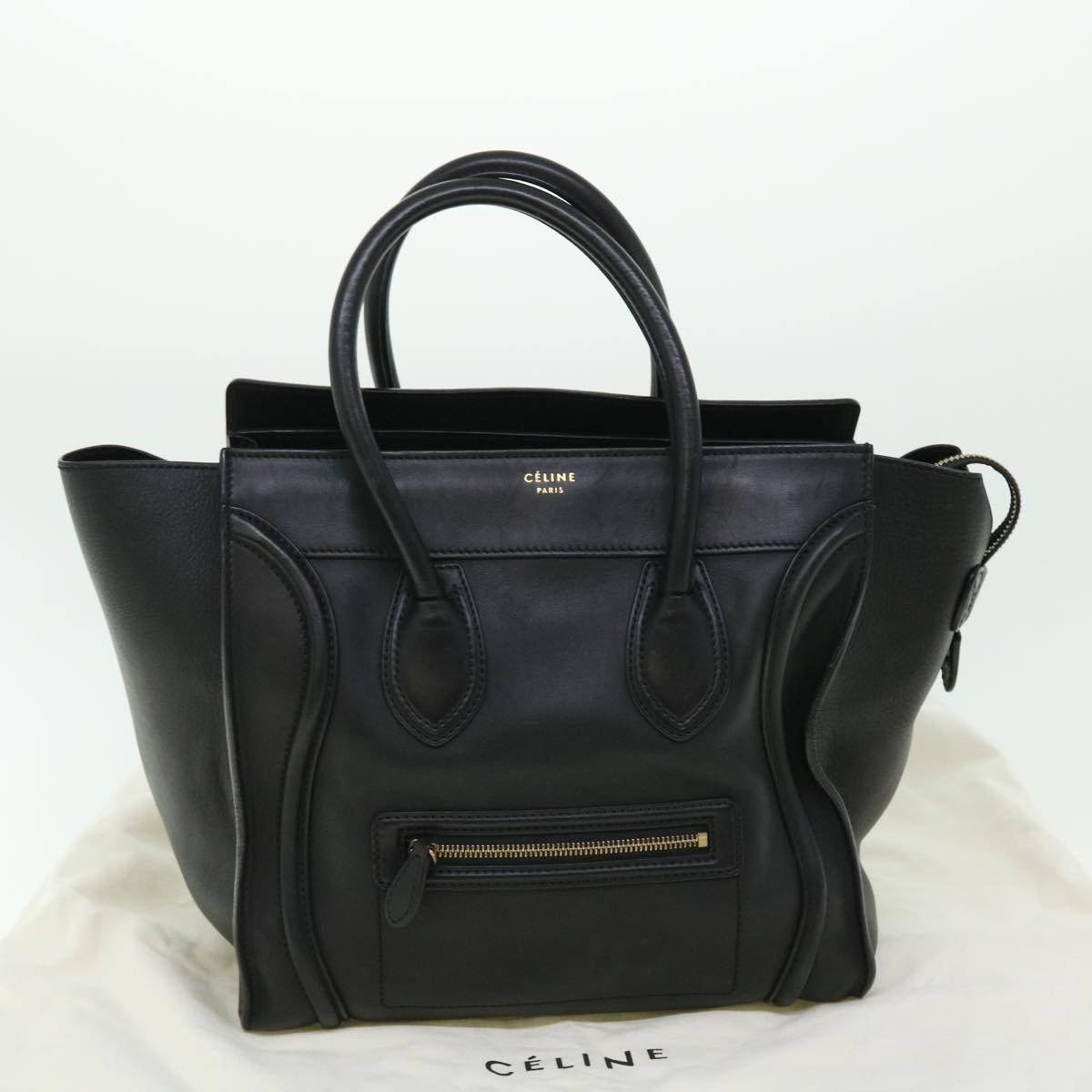 Celine Luggage Leather Handbag