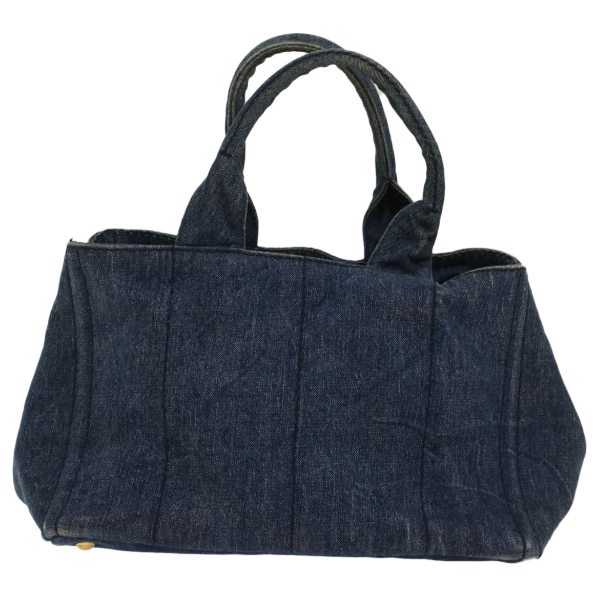 Prada Canapa Medium Denim Handbag