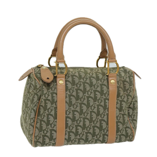 Dior Totter Canvas Khaki Monogram Handväska