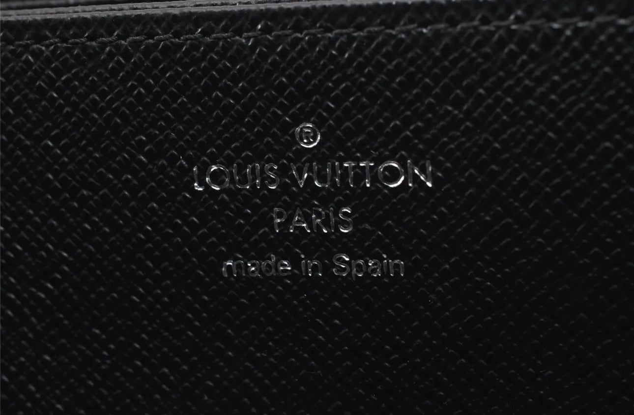 Louis Vuitton Black Epi Long Wallet