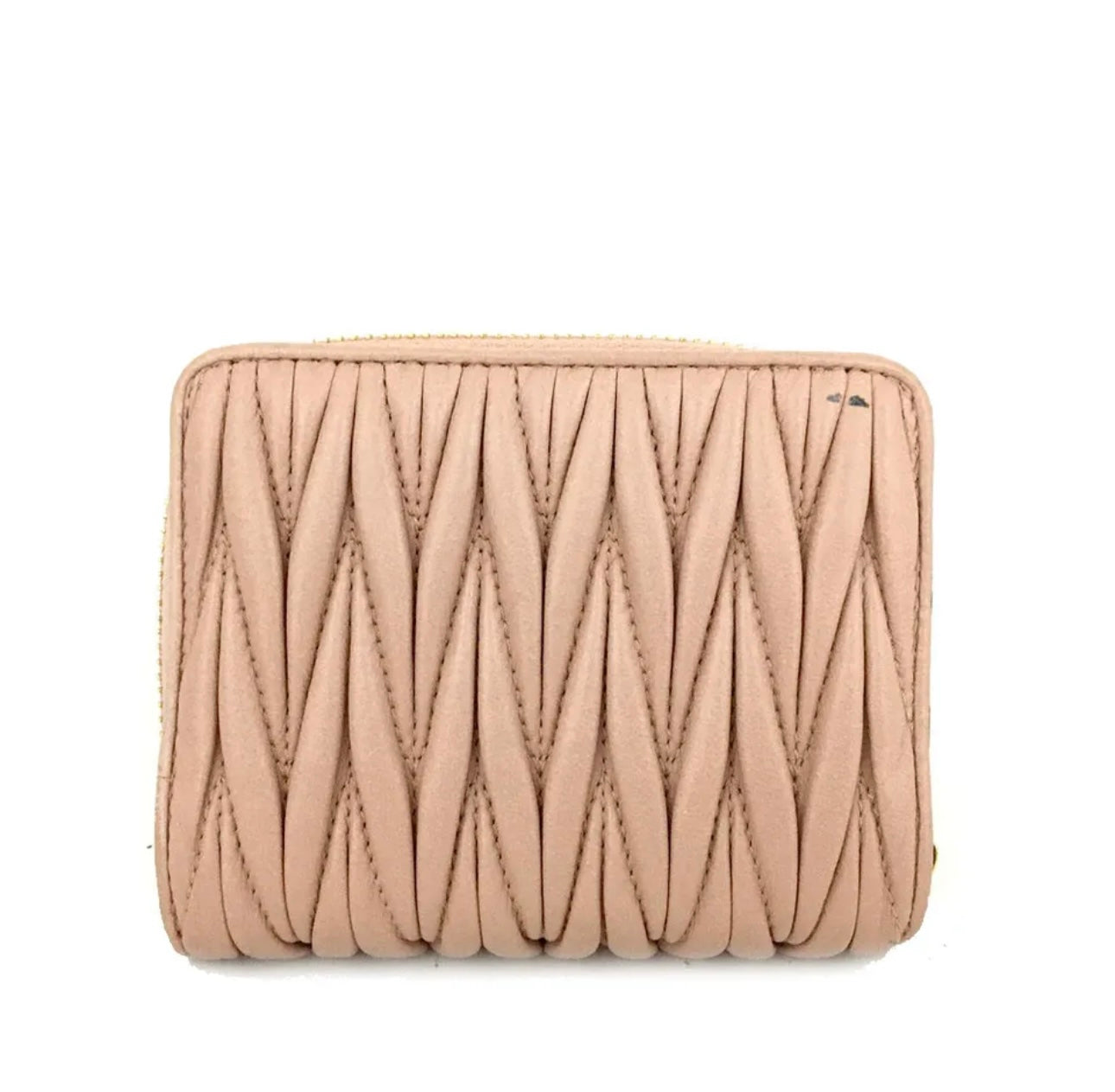 Miu Miu Logo Gather Bifold Wallet