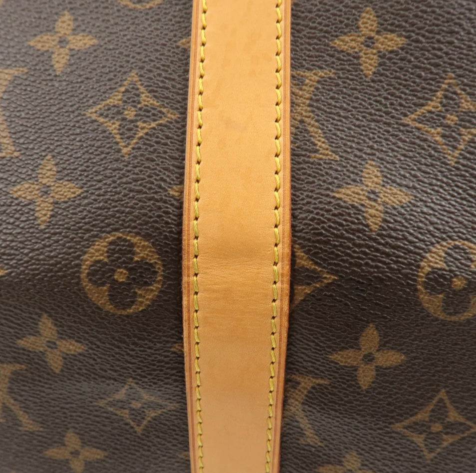 LOUIS VUITTON Keepall 55 Bandouliere Monogram Weekend Boston Travel Bag