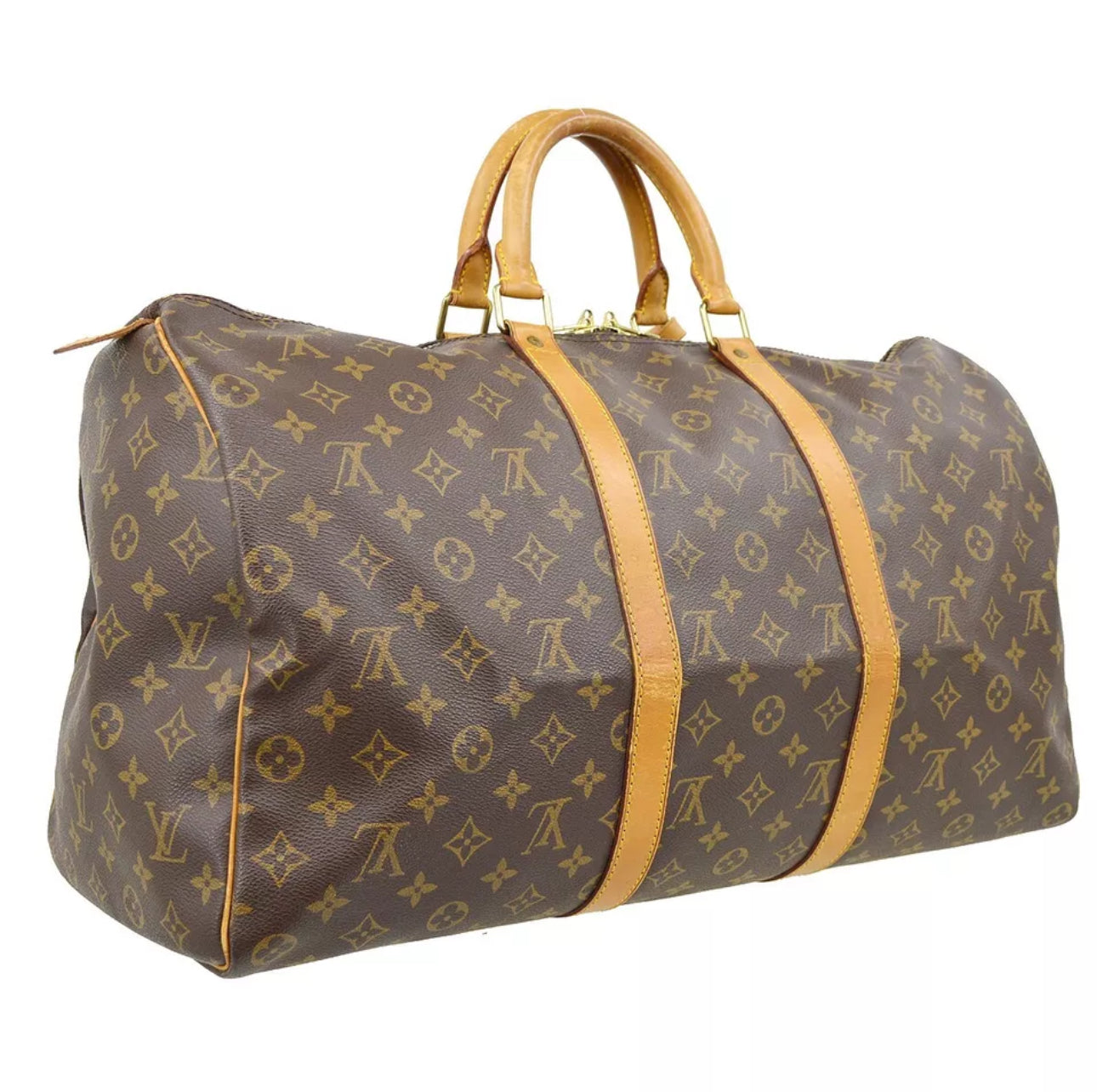 Louis Vuitton Keepall 50 Monogram Weekend Boston resväska