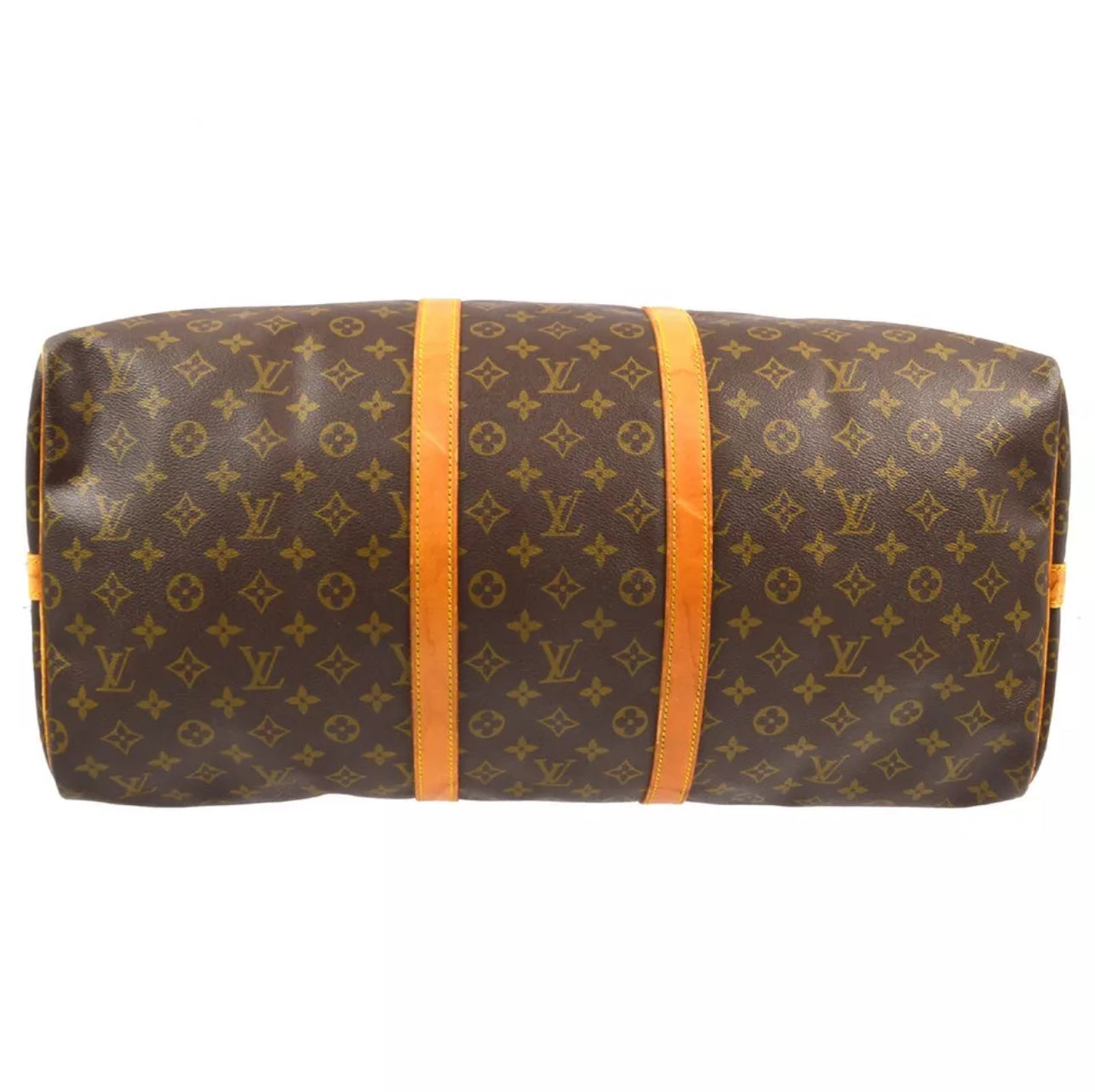 Louis Vuitton Keepall 55 Bandouliere Monogram Weekend Boston Travel Bag