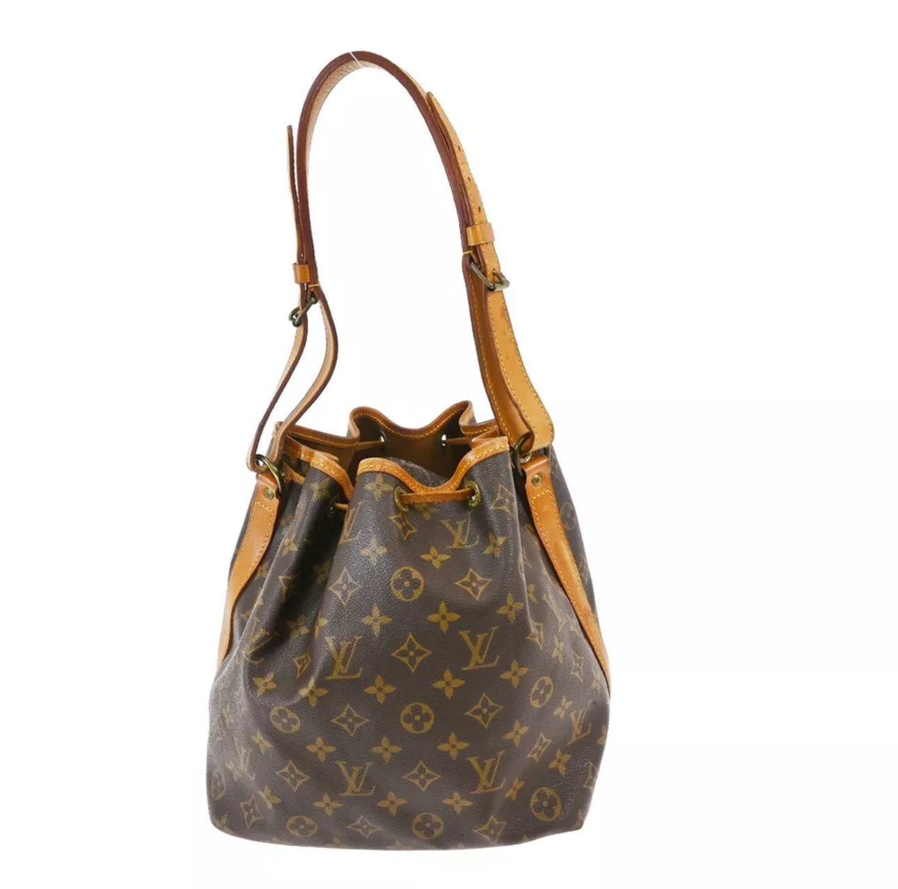 LOUIS VUITTON Petit Noe Monogram Drawstring Shoulderbag