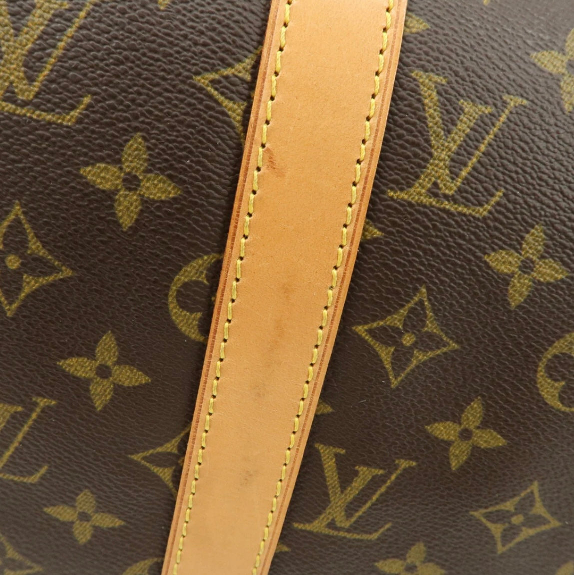 LOUIS VUITTON Keepall 50 Bandouliere Monogram Weekend Boston Travel Bag