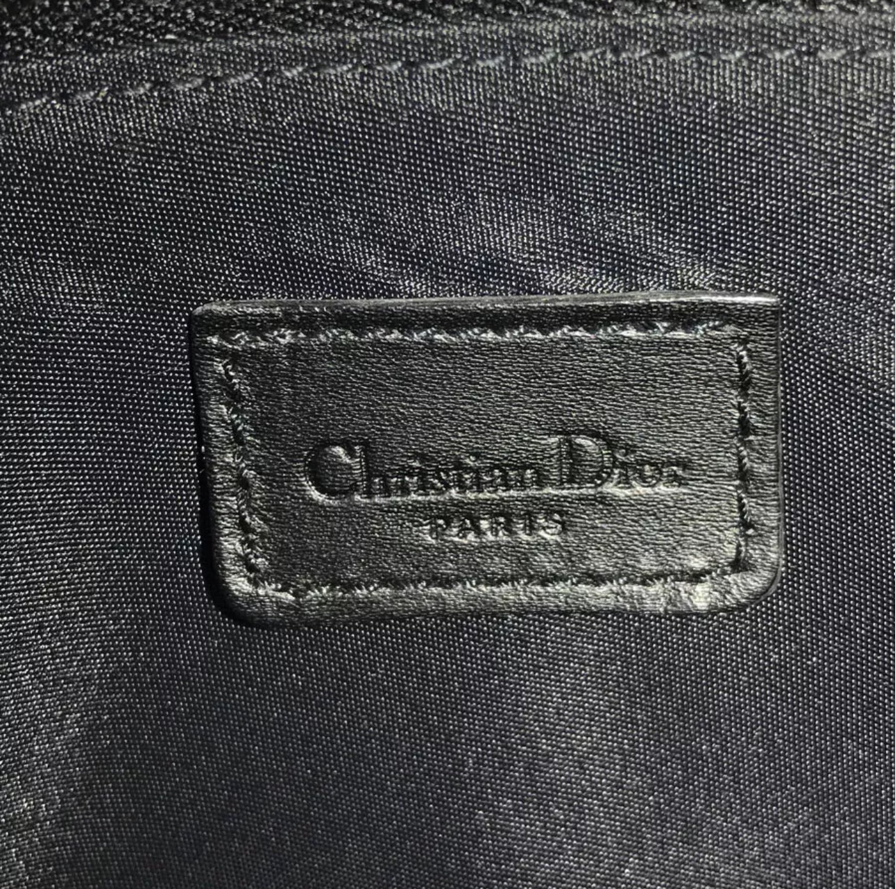 Dior Mini Saddle Canvas Black Monogram Shoulderbag