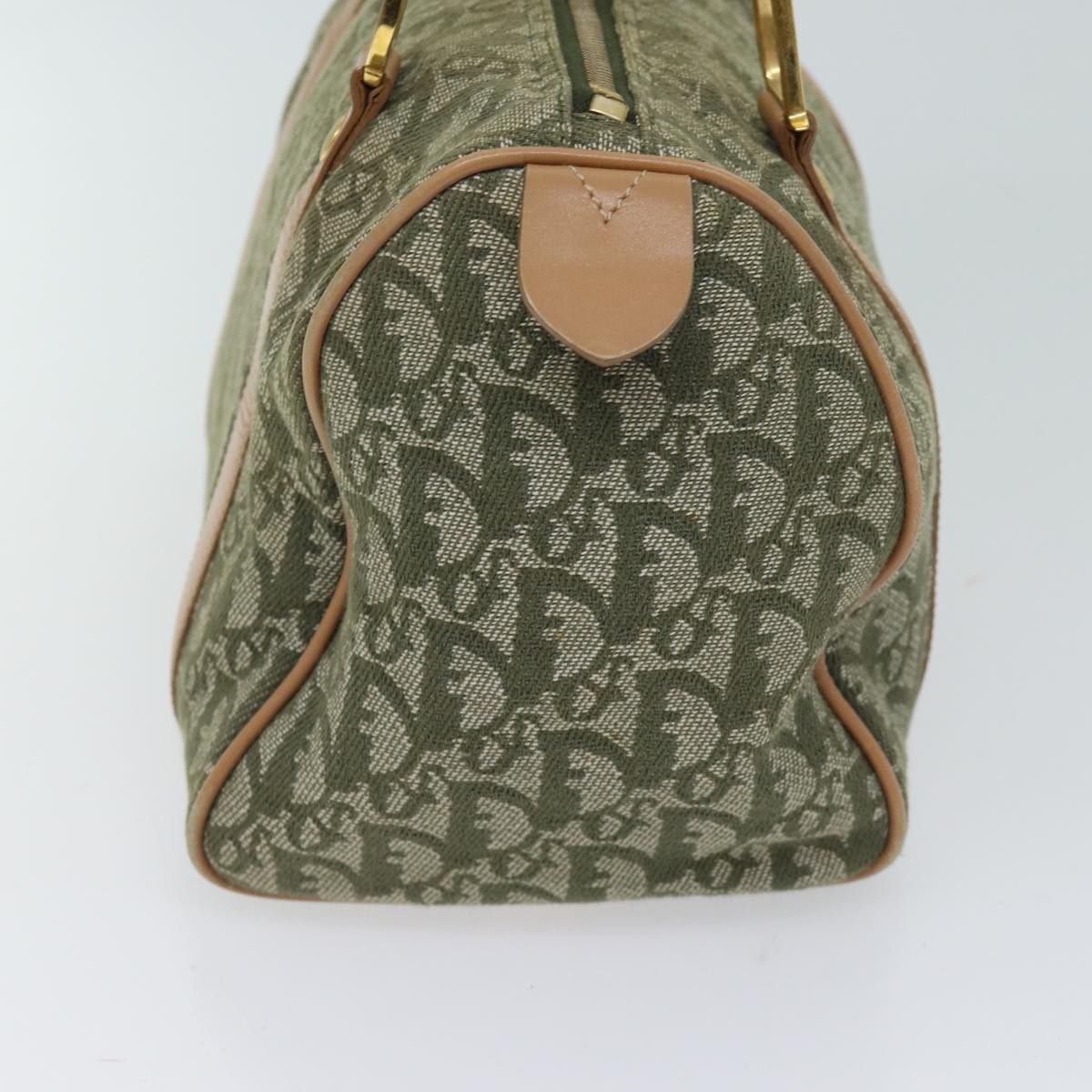 Dior Totter Canvas Khaki Monogram Handväska