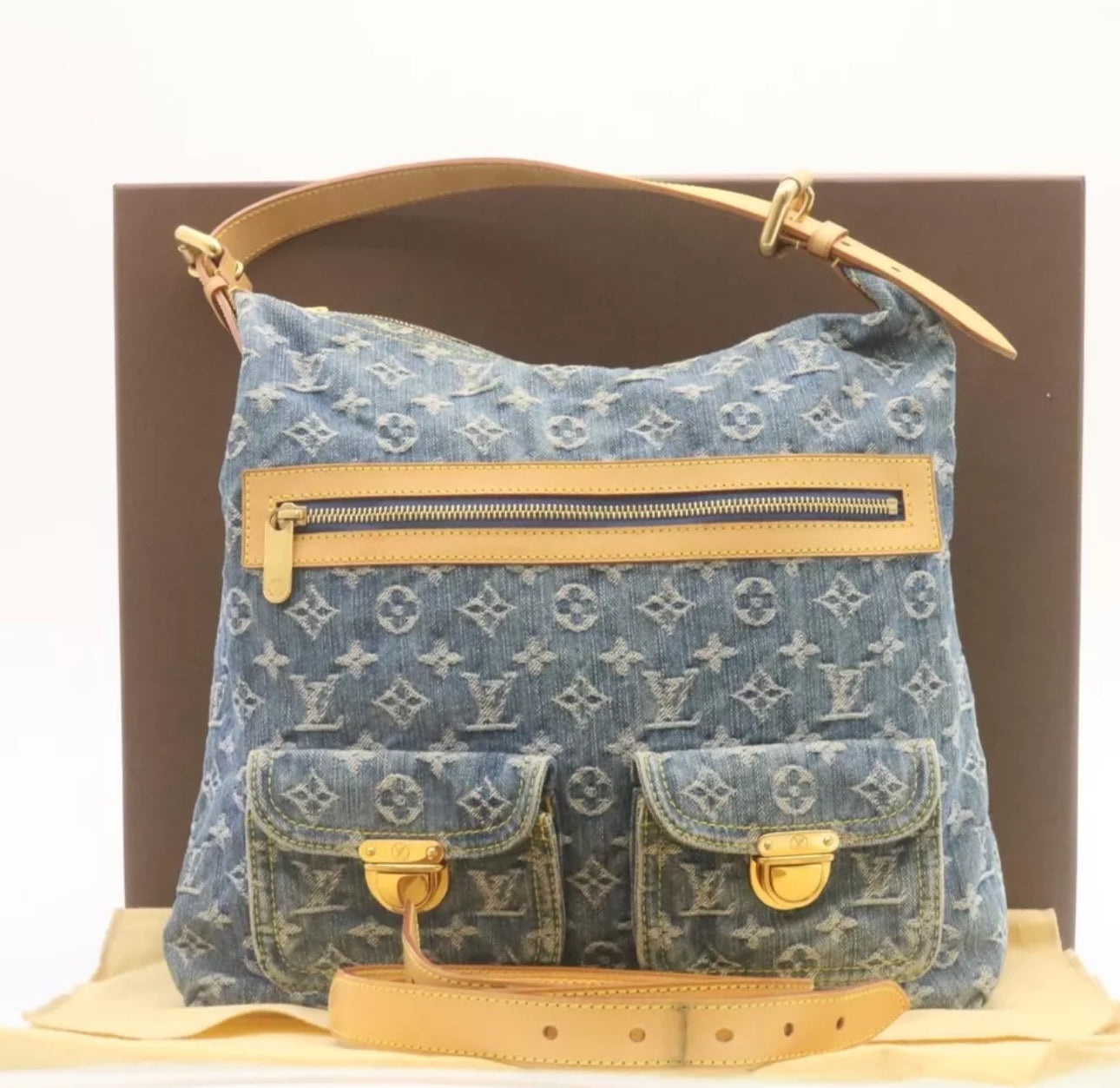 Louis Vuitton Baggy Denim GM Monogram Shoulderbag