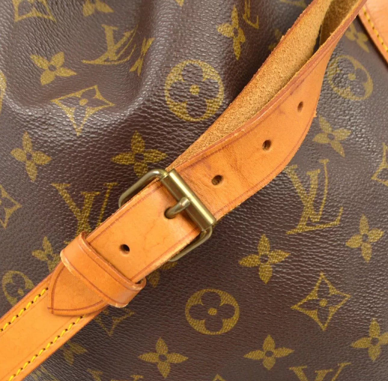 Louis Vuitton Noe Monogram Skuldertaske med snoretræk