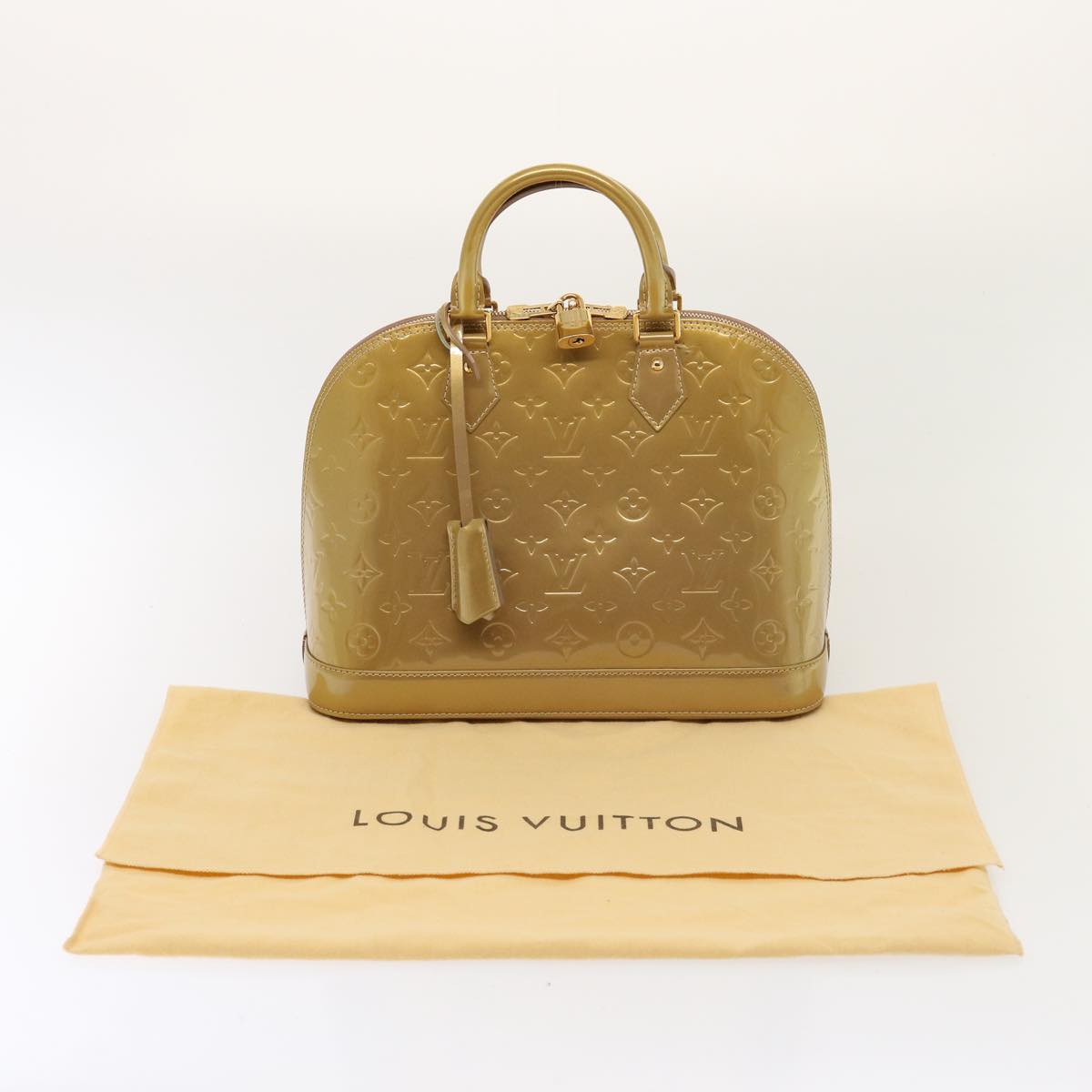 Louis Vuitton Alma PM Vernis Monogram Handbag