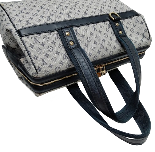 Louis Vuitton Josephine GM Navy Mini Monogram Handbag