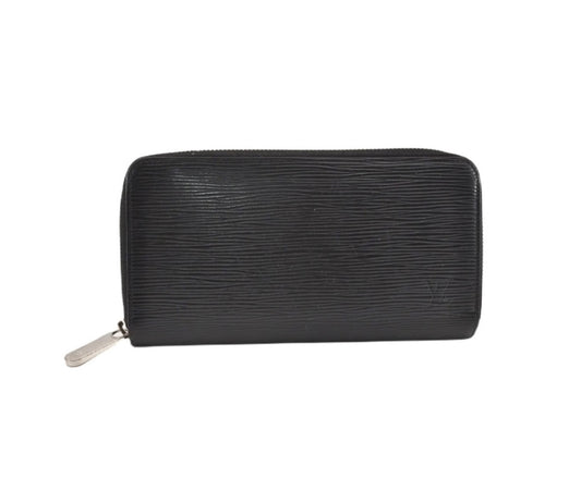 Louis Vuitton Black Epi Long Wallet
