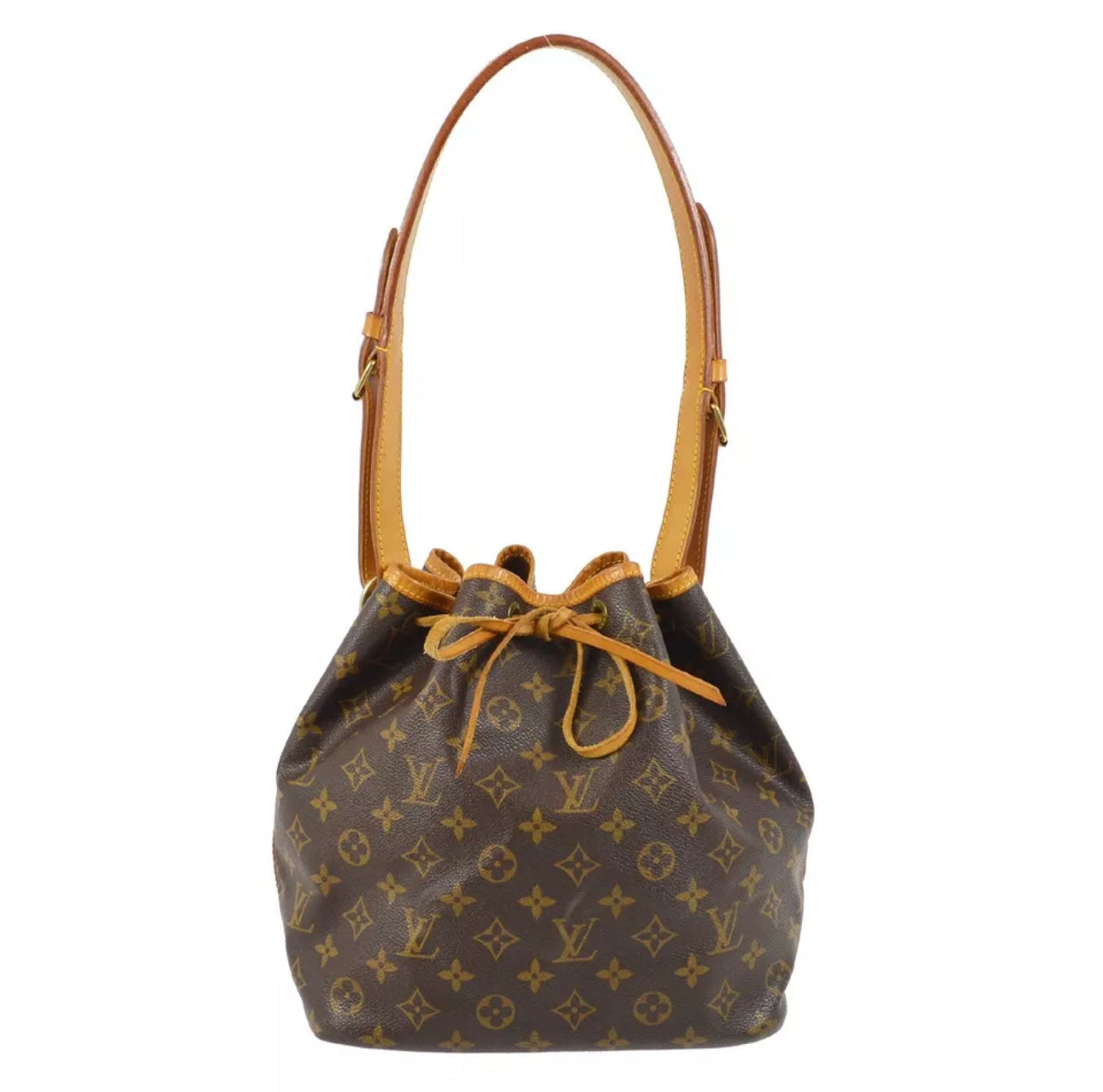 Louis Vuitton Petit Noe Monogram Skuldertaske med snoretræk