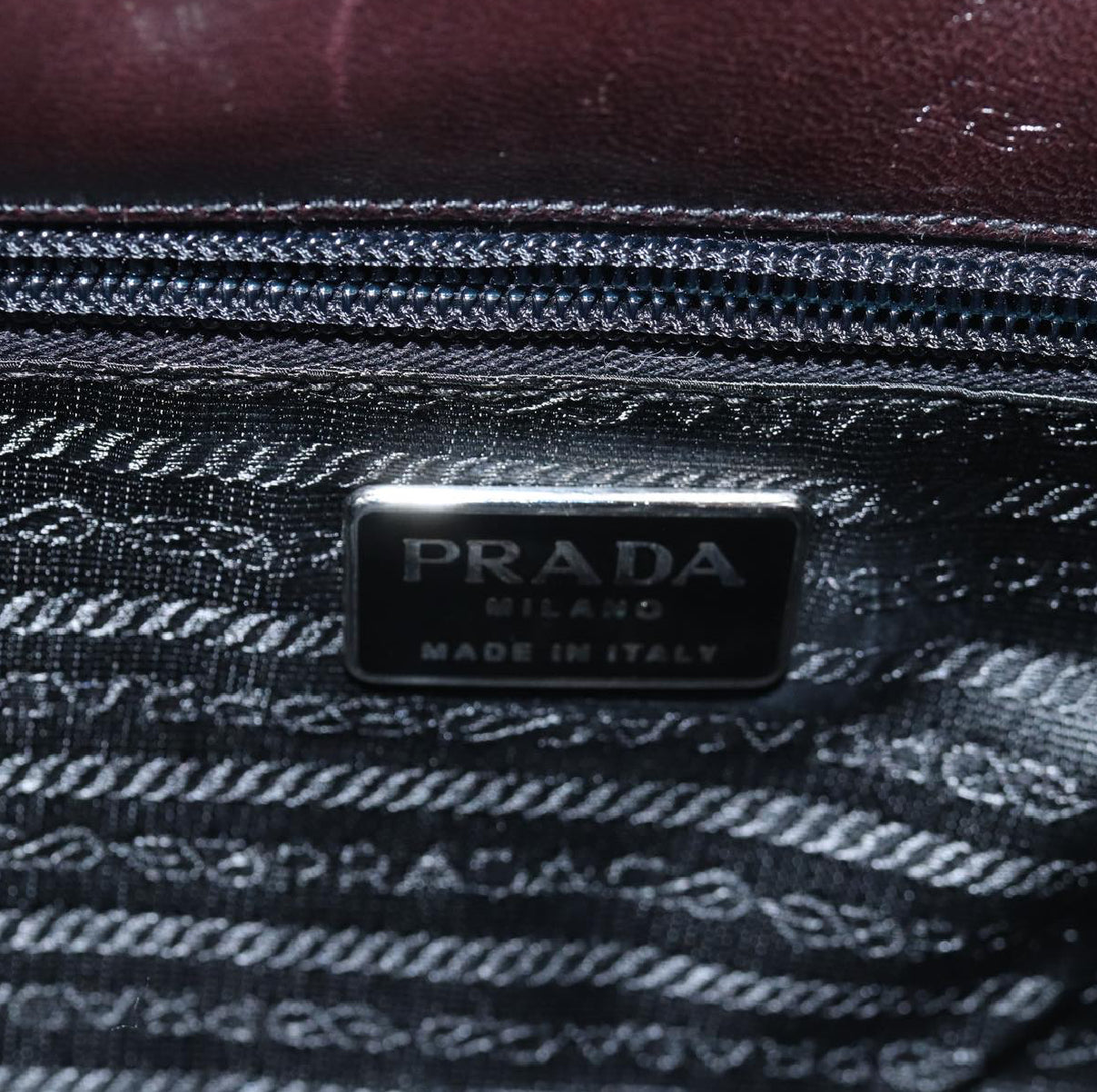 Prada Madras Swing Plastic Chain Shoulderbag