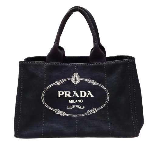 Prada Canapa liten handväska i canvas