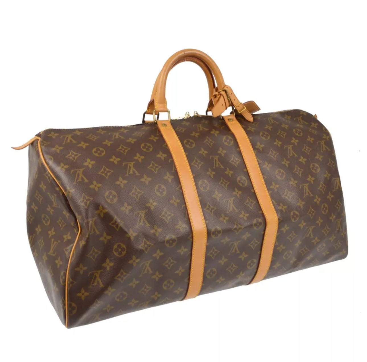 LOUIS VUITTON Keepall 55 Monogram Weekend Travel Bag