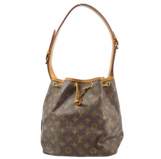 Louis Vuitton Petit Noe Monogram Drawstring Shoulderbag