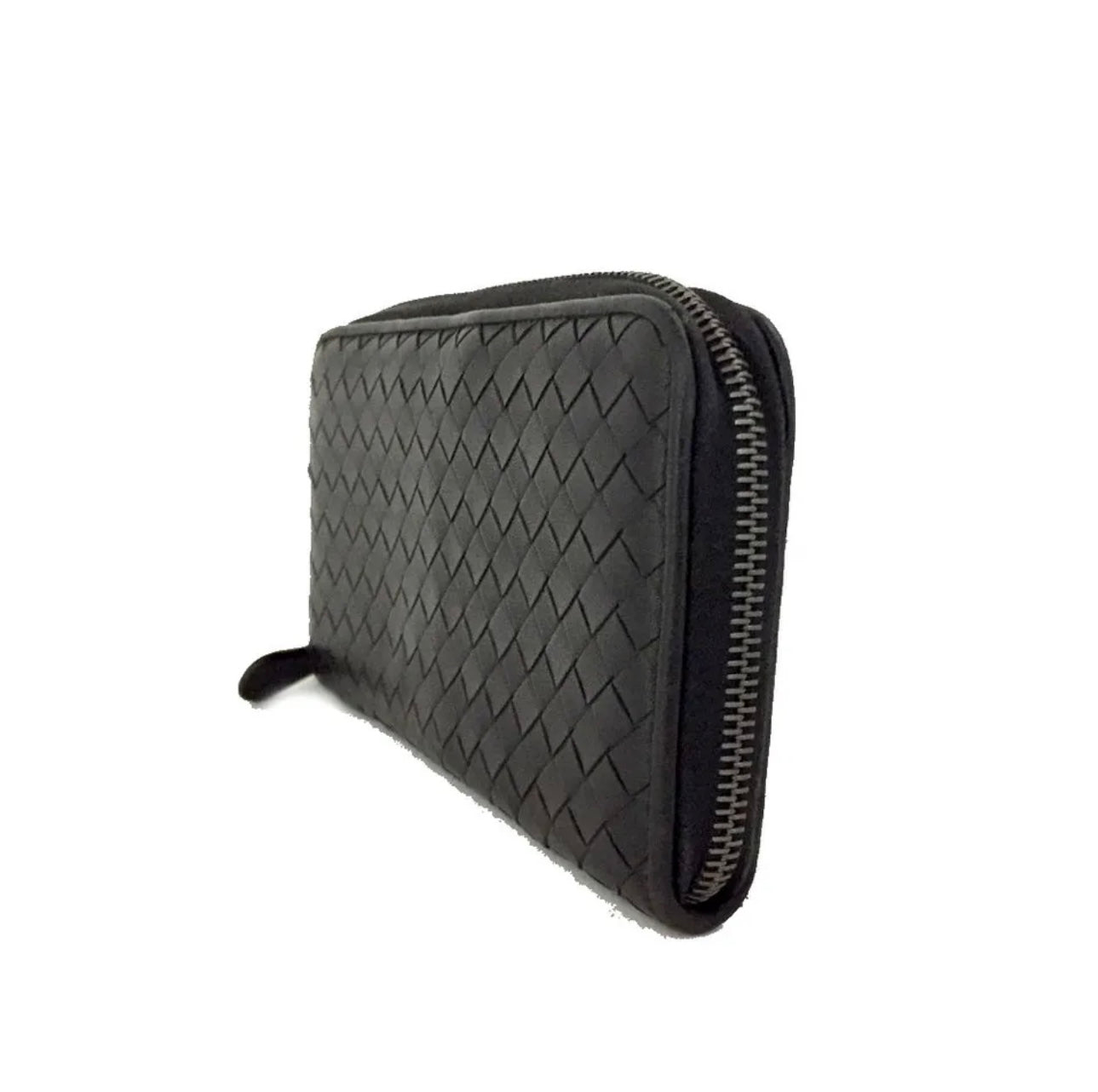 Bottega Veneta Intrecciato Lambskin Long Wallet