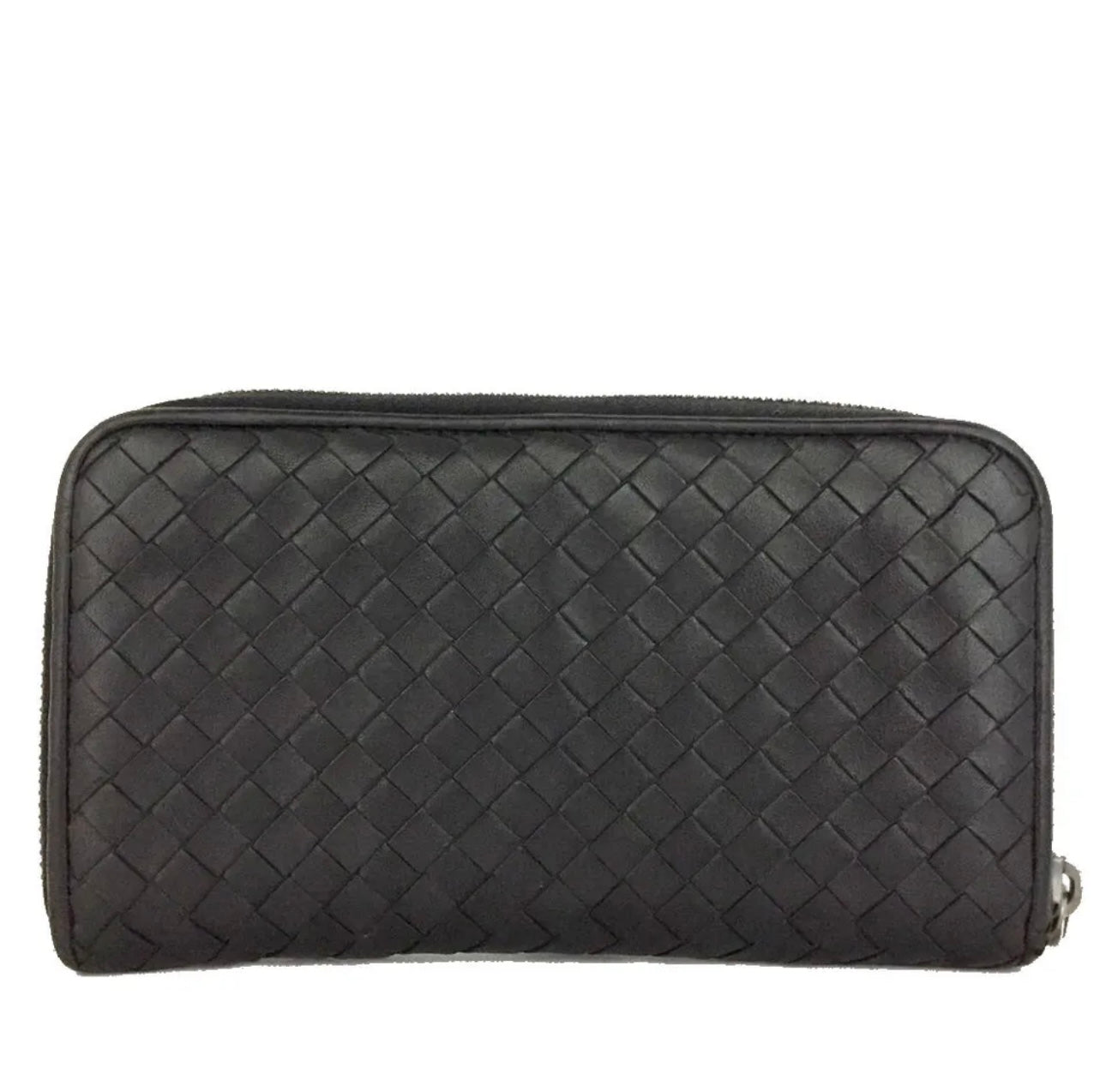 Bottega Veneta Intrecciato Lambskin Long Wallet