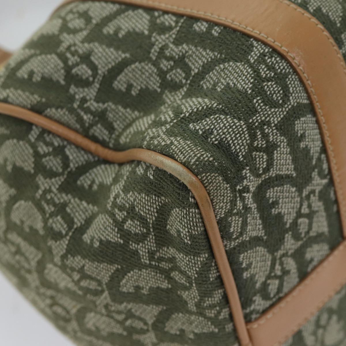 Dior Totter Canvas Khaki Monogram Handväska