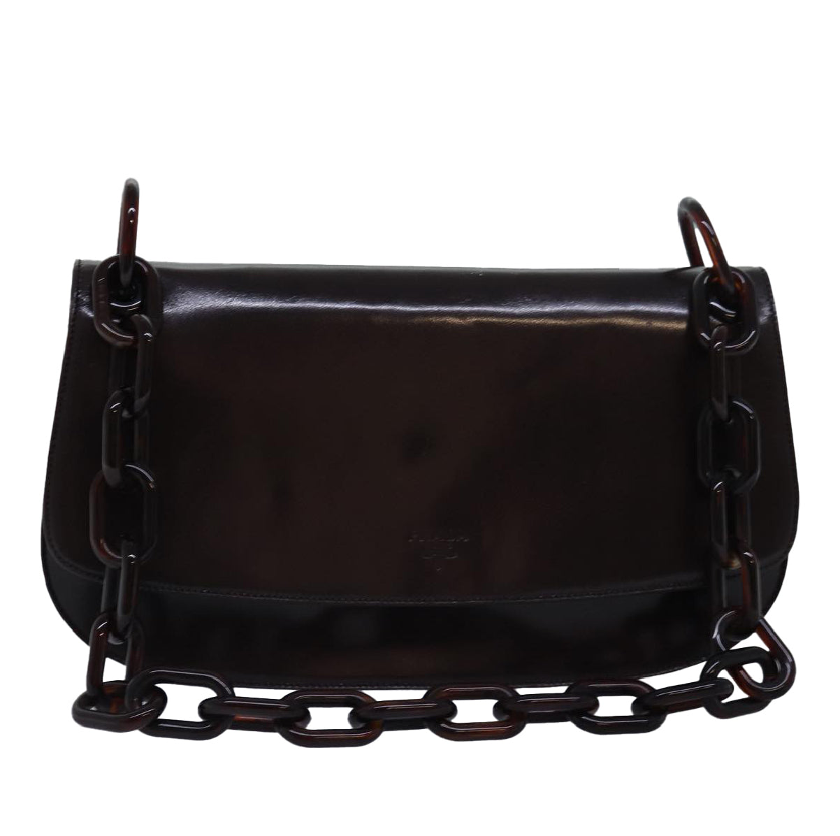 Prada Madras Swing Plastic Chain Shoulderbag