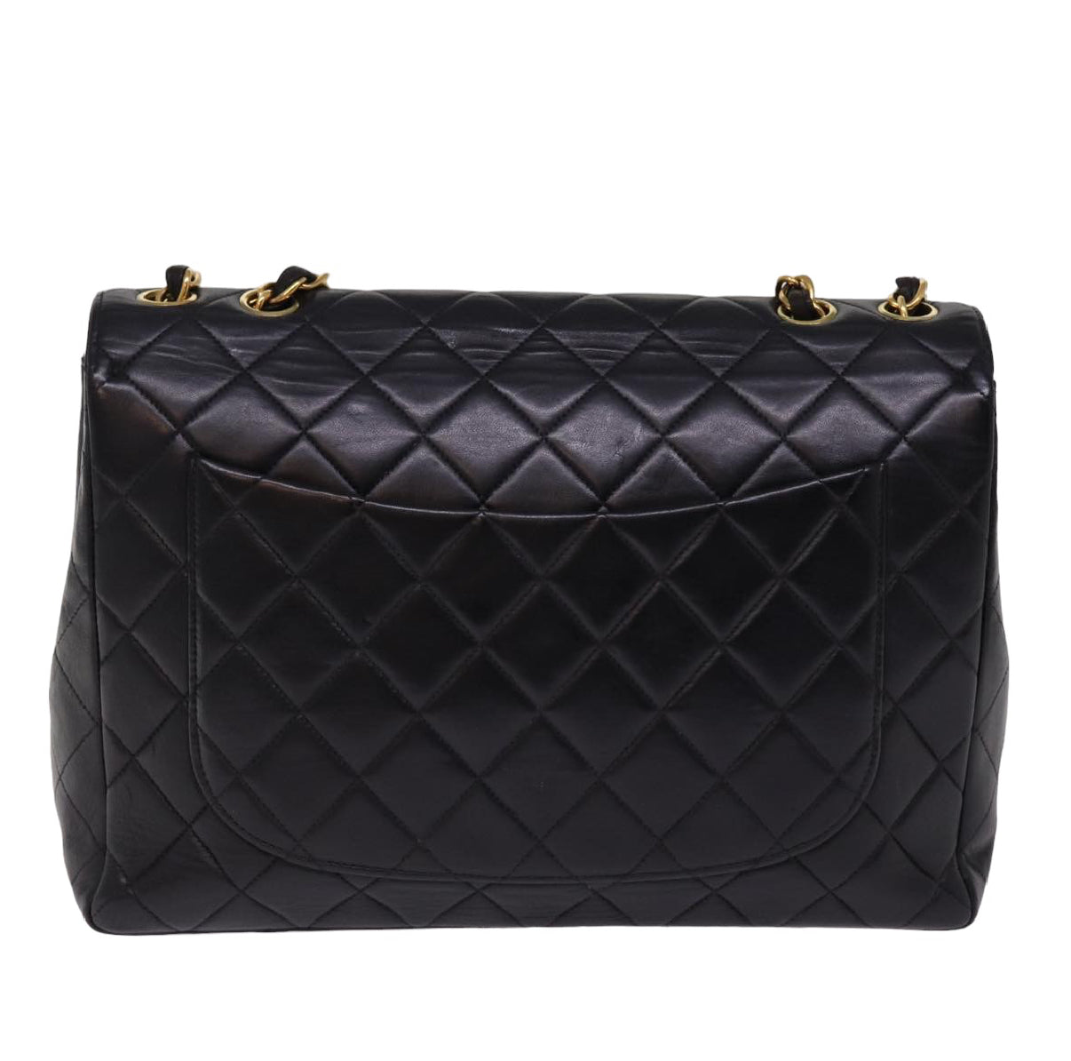 Chanel Lambskin Jumbo Half Flab Shoulderbag