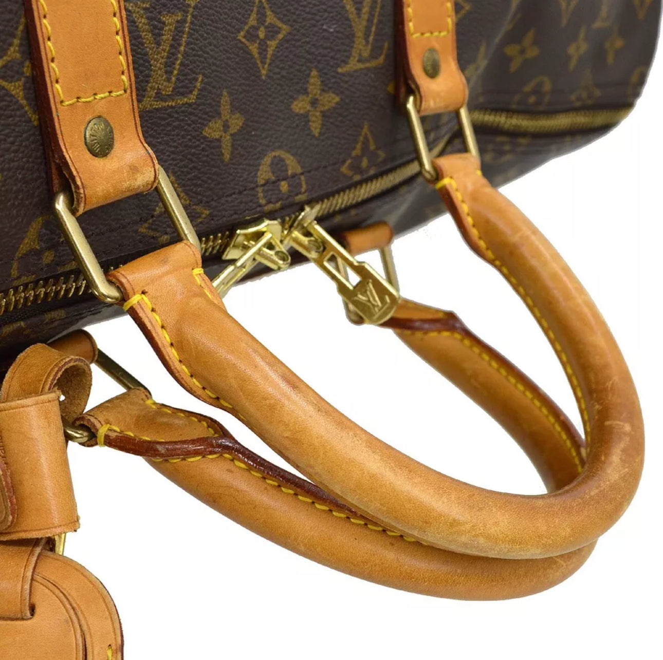 Louis Vuitton Keepall 50 Monogram Monogram Weekend Boston Travel Bag